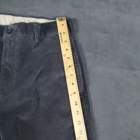 Roundtree & Yorke Corduroy Pants Mens Size 32x30 Stewart Classic Fit Dark Gray - Picture 10 of 14
